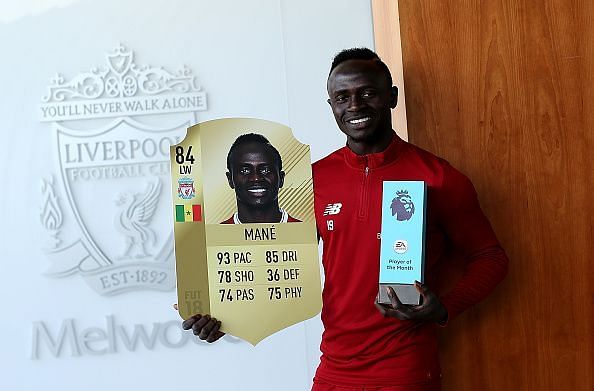 Sadio Mane wins EA SPORTS Player of the Month
