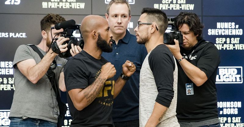 Demetrious Johnson and Ray Borg will face each other at UFC 216