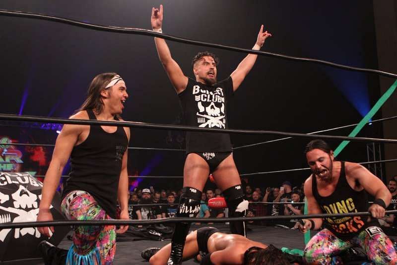 Marty Scurll joining the Bullet Club earlier this year