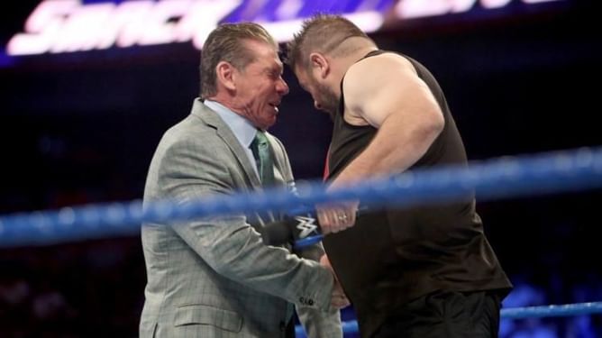 From the WWE Rumor Mill: How Vince McMahon might have bladed for Kevin Owens headbutt segment