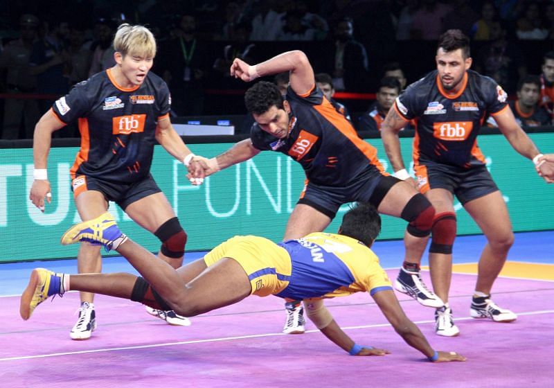 The Warriors and Thalaivas treated us to a spectacular game of kabaddi