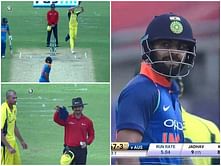 India vs Australia 2017, 2nd ODI: Virat Kohli denied a boundary as freakish towel drop leads to dead ball
