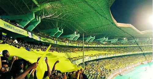 Kerala Blasters enjoy a big supporters' base