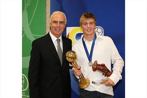 Toni Kroos won the Golden Ball at the 2007 U-17 World Cup