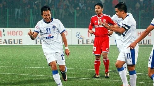 Sunil Chhetri and Udanta Singh, two of India's best forwards