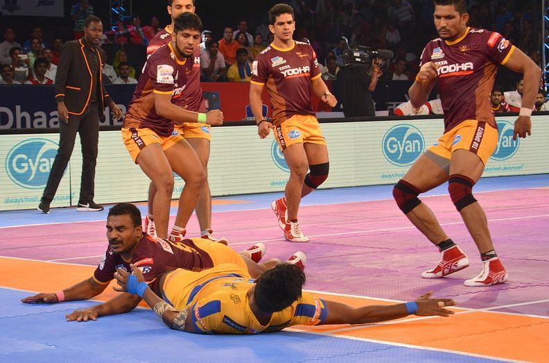 Tamil Thalaivas overcame a scoreline of 1-9 to achieve a magnificent win against UP Yoddha