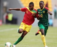 Djibril Sylla (L) is the fourth youngest player in this year's U-17 World Cup