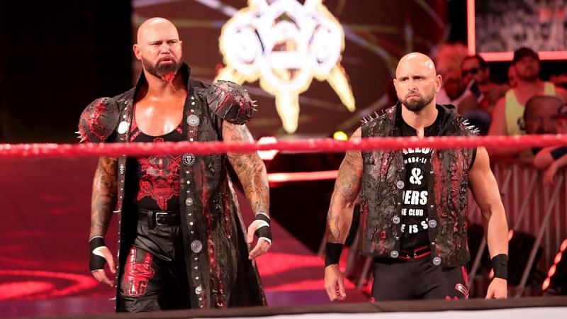 Karl Anderson and Luke Gallows during their ring walk
