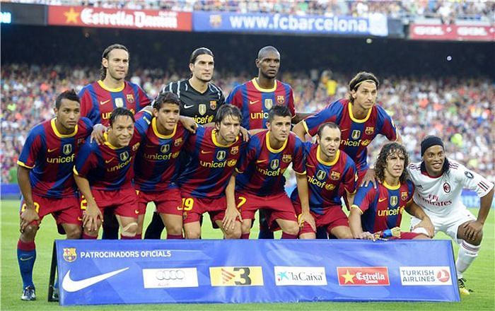 Image result for Ronaldinho AC Milan vs Barcelona