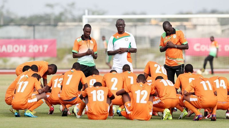 The Niger U-17 team
