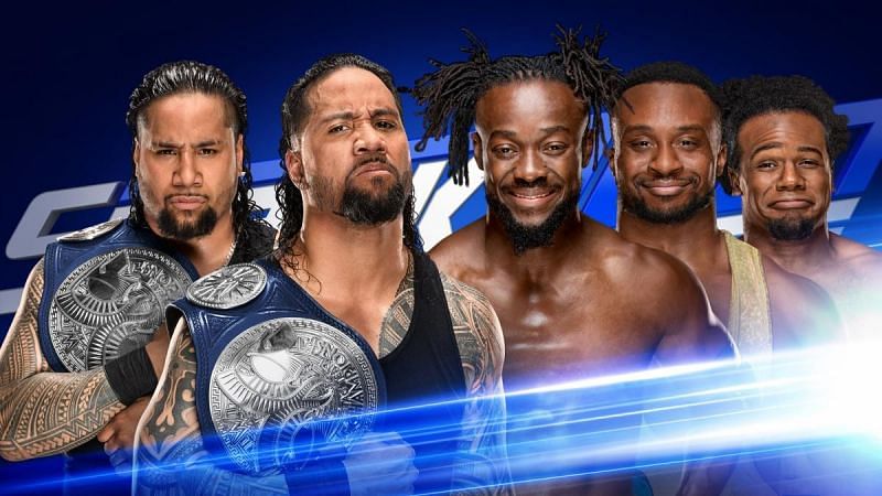 SmackDown tag team title match