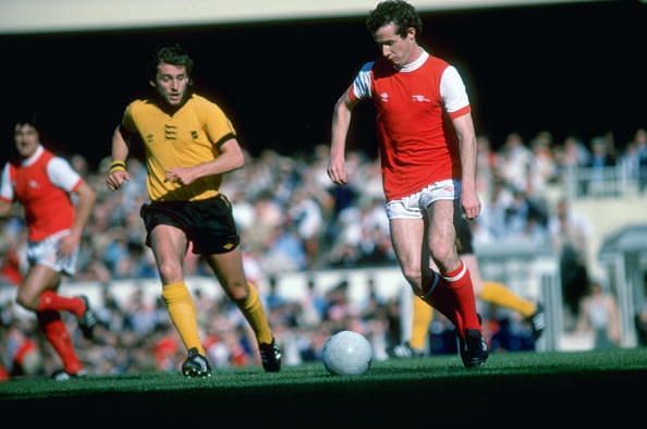 Liam Brady of Arsenal