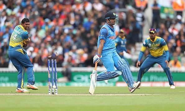 Dhoni&#039;s completes a single