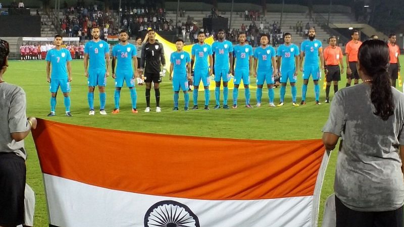India are out of the FIFA top 100