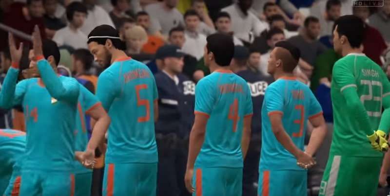 India are among the weakest teams in FIFA 18