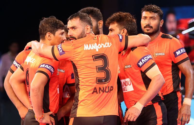 Anup Kumar played as the left corner defender for U Mumba on the night