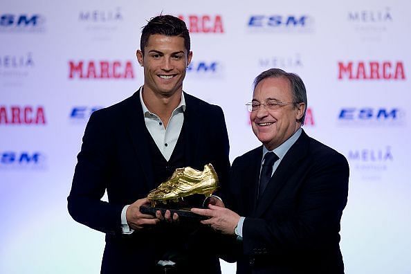 Cristiano Ronaldo Receives the Golden Boot Award
