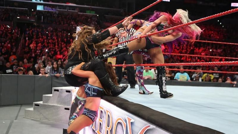 It took the combined efforts of everyone to take out Nia Jax