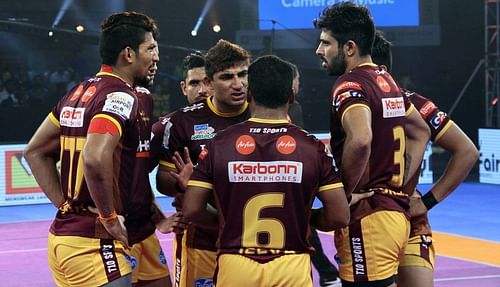 Nitin Tomar was exceptional on the night as a raider and a leader against Patna Pirates