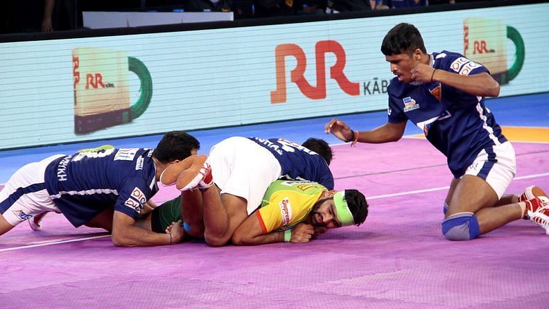Dabang Delhi gave one of their worst performances of this season in front of their home crowds