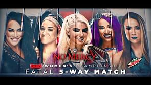 Alexa Bliss (c) vs. Nia Jax vs. Sasha Banks vs Emma vs. Bayley Fatal 5-Way for the RAW Women's Championship - WWE No Mercy 2017 Match Results and Analysis