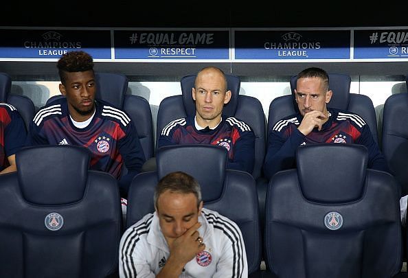 Robben refused to back Ancelotti after the PSG defeat