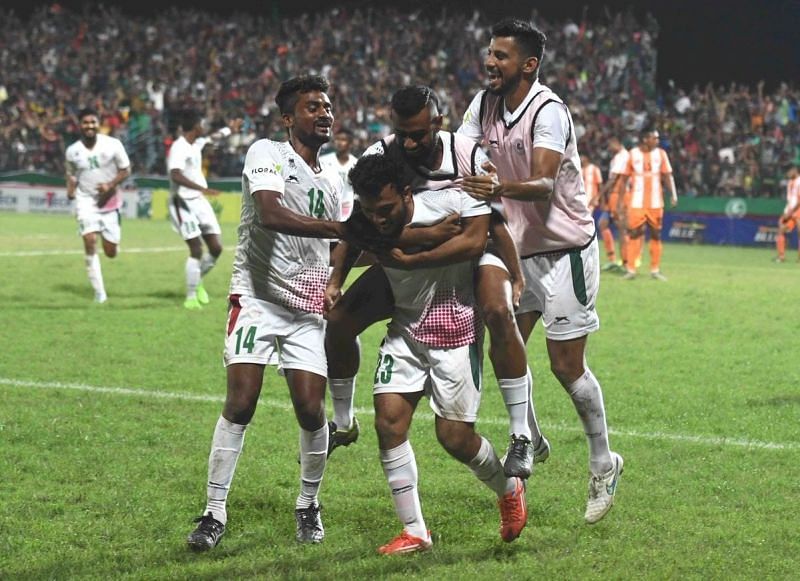 Mohun Bagan only managed a draw against Rainbow today