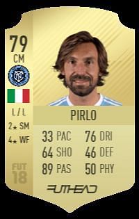 Pirlo&#039;s FUT 18 card