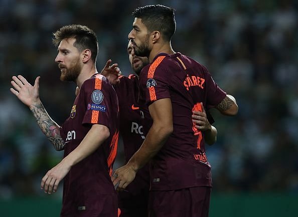 Uefa Champions League 17 18 Sporting Cp 0 1 Fc Barcelona Player Ratings
