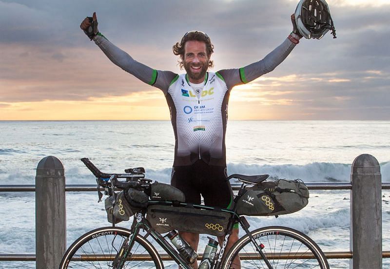 British cyclist Mark Beaumont creates history by cycling around