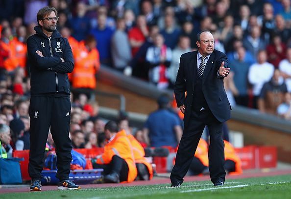 Benitez&#039;s Newcastle will face off against Klopp&#039;s Liverpool this Sunday
