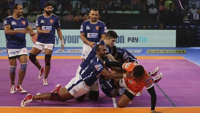 Dabang Delhi vs Telugu Titans: Pro Kabaddi 2017 today's match probable playing 7 for Dabangs vs Titans