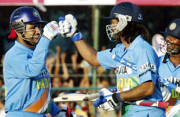 Sehwag acted as a runner for Dhoni who suffered from cramps during his epic knock