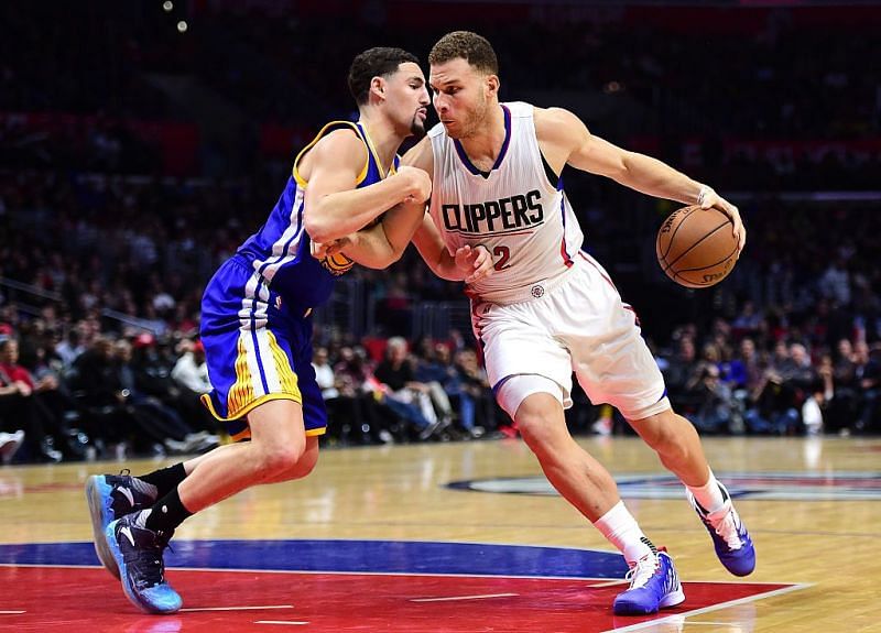 Klay Thompson and Blake Griffin