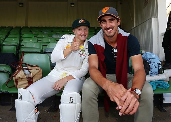 Mitchell Starc&#039;s wife Alyssa Healy plays cricket for Australian women&#039;s team