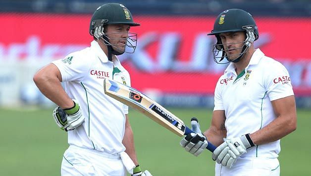 Du Plessis and De Villiers shared an invaluable partnership