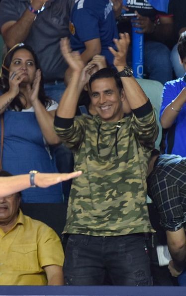 Akshay Kumar was in attendance for the match
