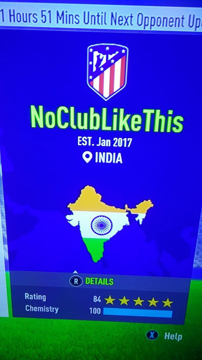 India&#039;s map in FIFA 18