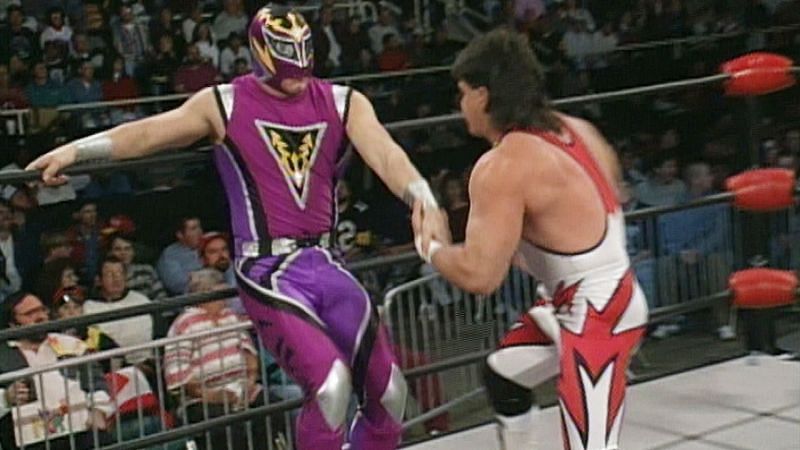 Vickie Guerrero sided with Rey Mysterio, against her husband.