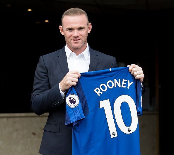 Everton Unveil New Signing Wayne Rooney