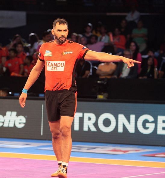 Anup Kumar scored a massive 11 points in the match against Dabang Delhi.
