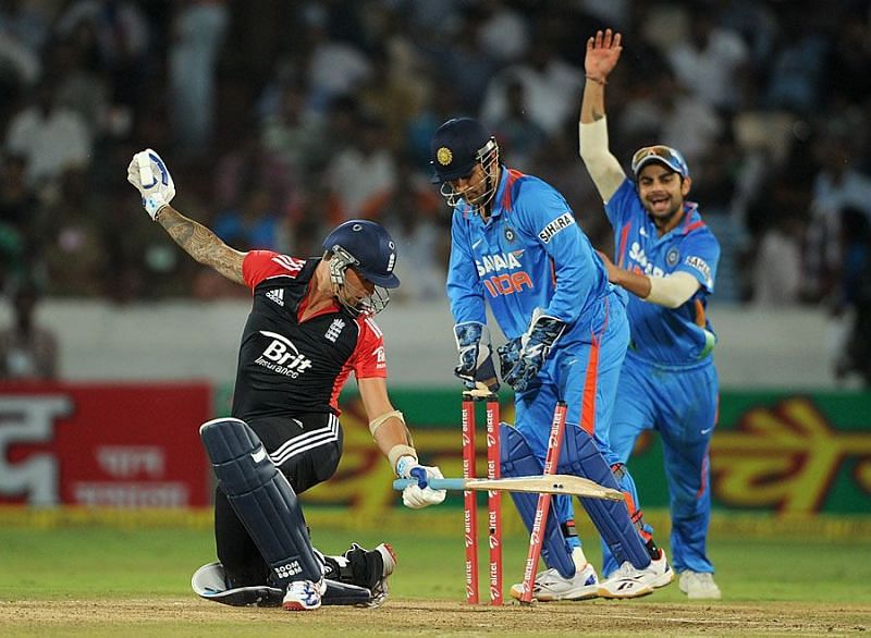 England struggled to find their feet against a robust bunch of Indian cricketers