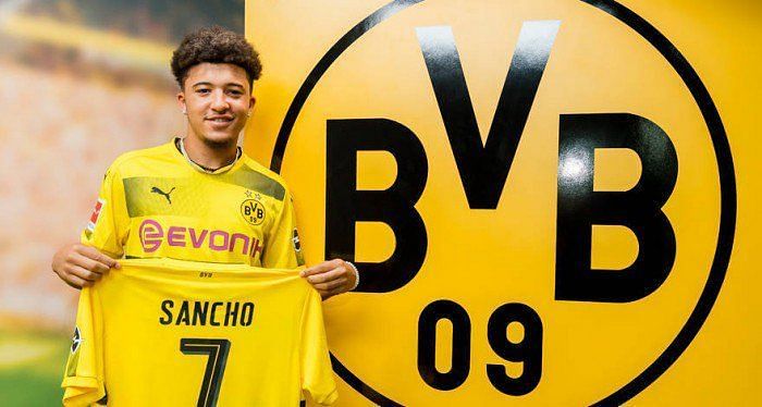 England U17s&#039; Jadon Sancho joined Borussia Dortmund on transfer deadline day