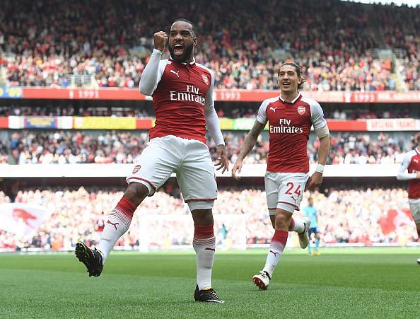 Lacazette scored a scorcher of a goal