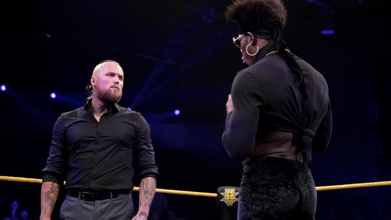 Aleister Black spoke for the first time