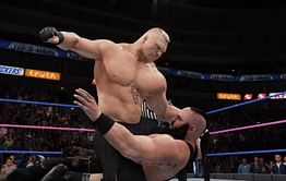 WWE News: Brock Lesnar annihilates Braun Strowman in WWE 2k18 gameplay