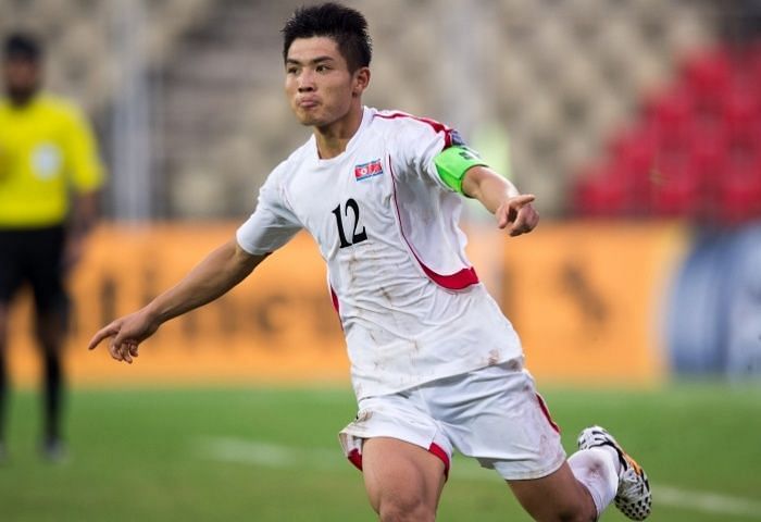 Kim Pom-Hyok is Korea DPR&#039;s star striker
