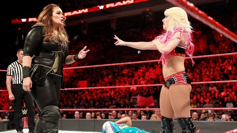 Nia Jax could easily interfere in the match on Sunday 