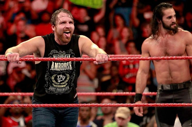 Dean Ambrose reunited with Seth Rollins to capture the Raw tag team titles