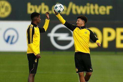 Sancho joined Borussia Dortmund earlier this summer